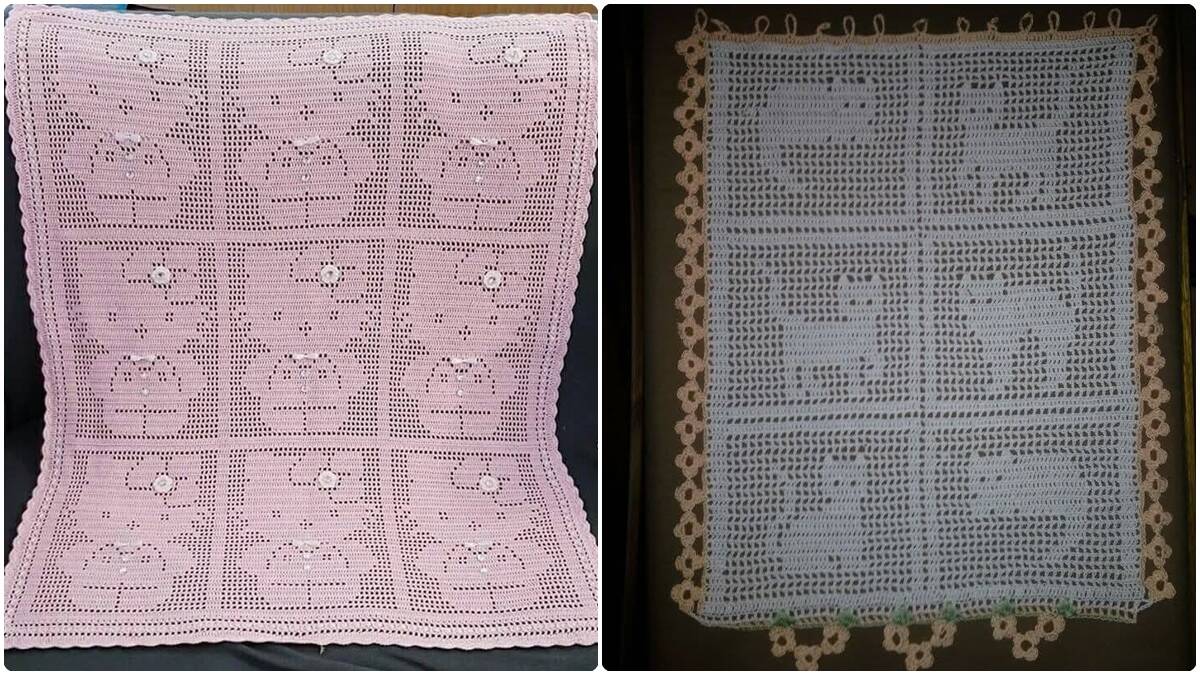 Crochê Filé com Gráficos: Transforme Linhas em Desenhos Encantadores!