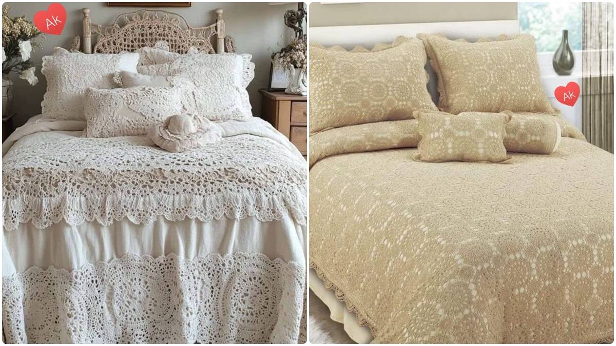 9 Jogos de Cama em Crochê com Gráficos: Transforme o Seu Quarto com Sofisticação!