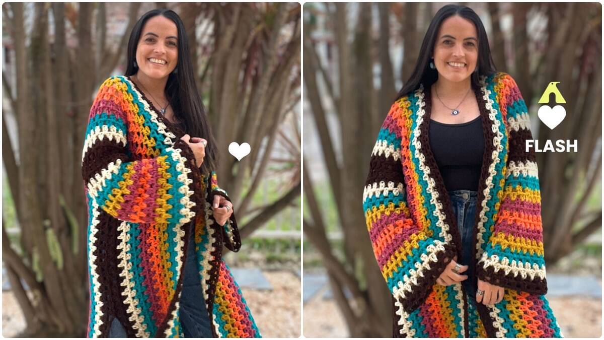 Kimono em Crochê Maxi: Crie Charme e Conforto!