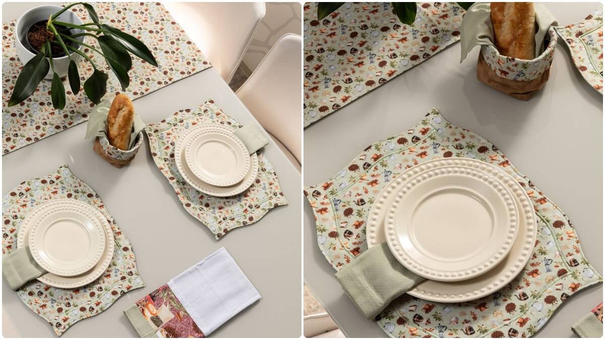 Mesa Posta em Patchwork Momento Café: Guia Completo!