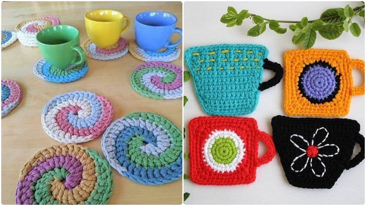 Encante na Mesa Posta com Porta-Copos de Crochê: Modelos e Passo a Passo