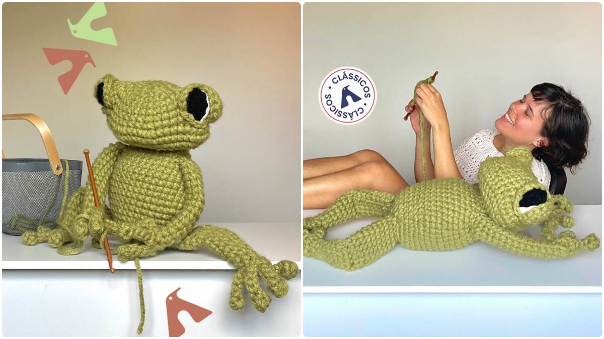 Sapo Big em Crochê: Crie Esse Boneco Criativo e Fofo!