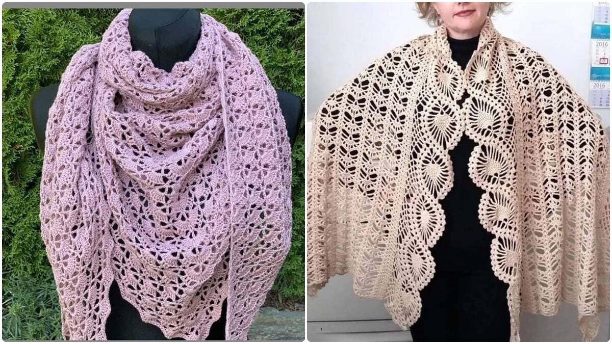 Xales de Crochê Lindos para Vender: Modelos com Gráficos e Aula em Vídeo!