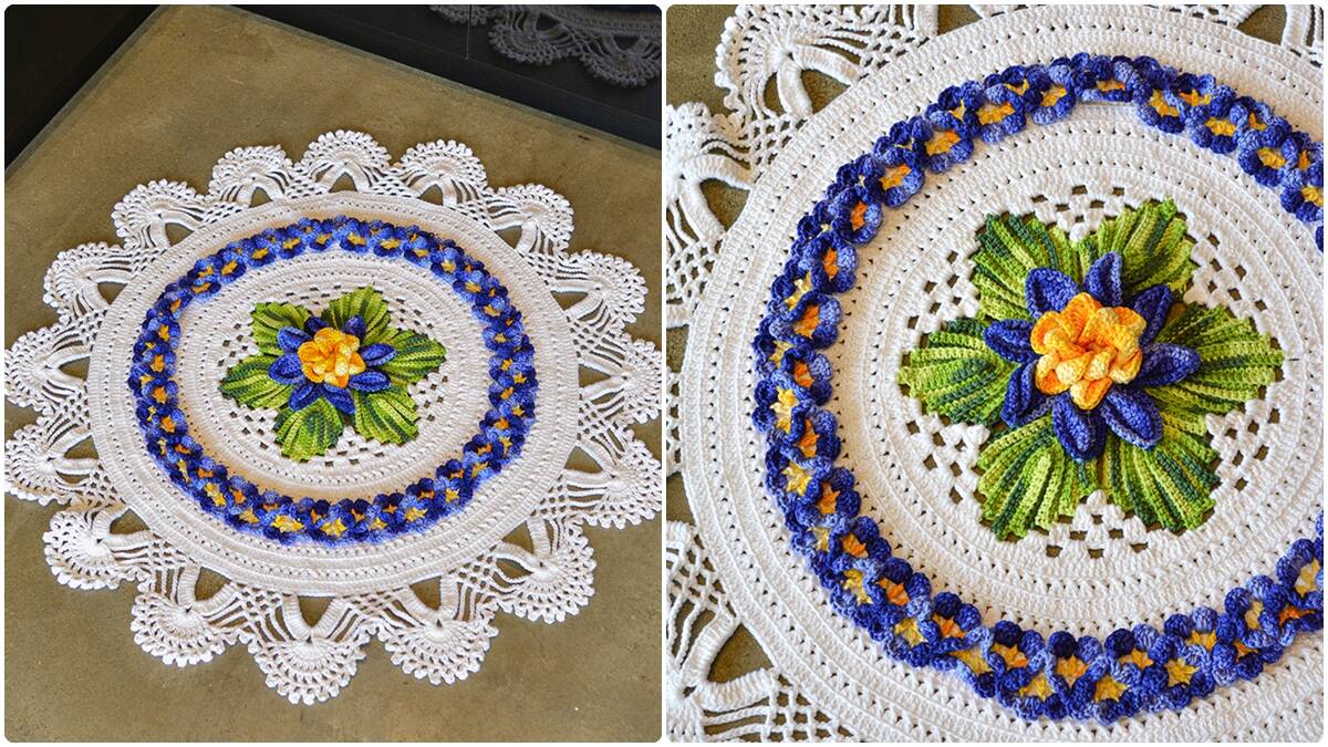 Tapete de Crochê Redondo Andes: Aprenda a Fazer o Seu!