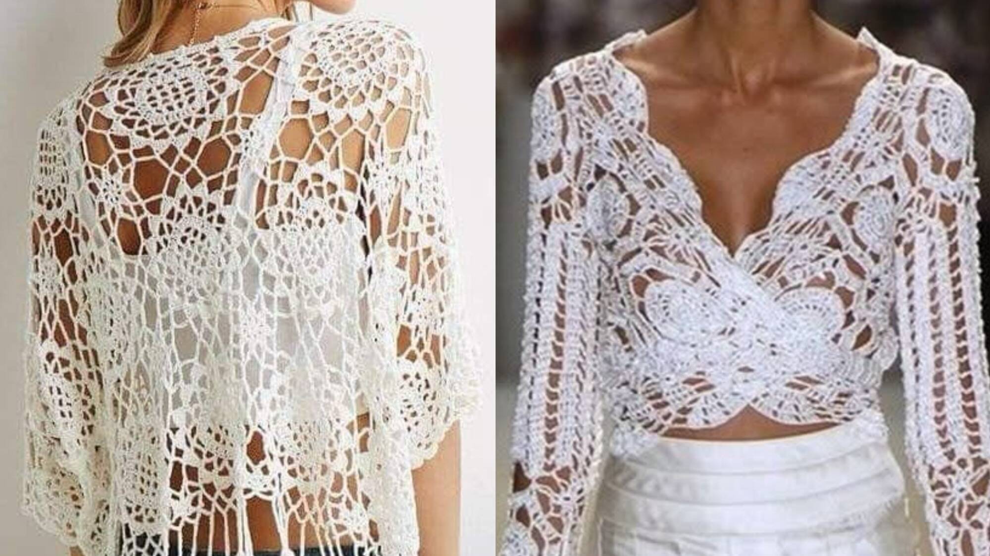 Blusas de Crochê de Luxo: Sofisticação e Exclusividade com Gráficos