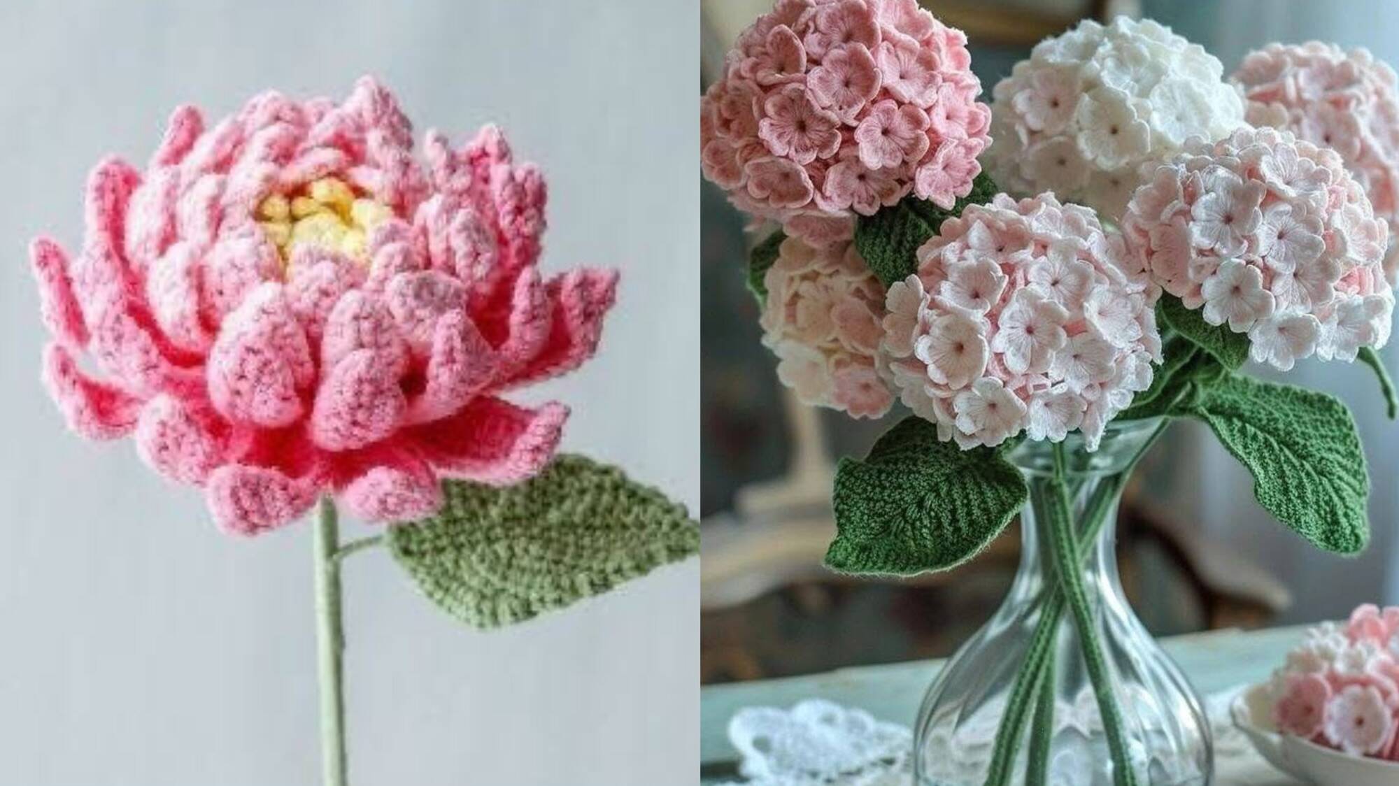 Flores e Buquês de Crochê: Encanto Artesanal para Decorar e Presentear