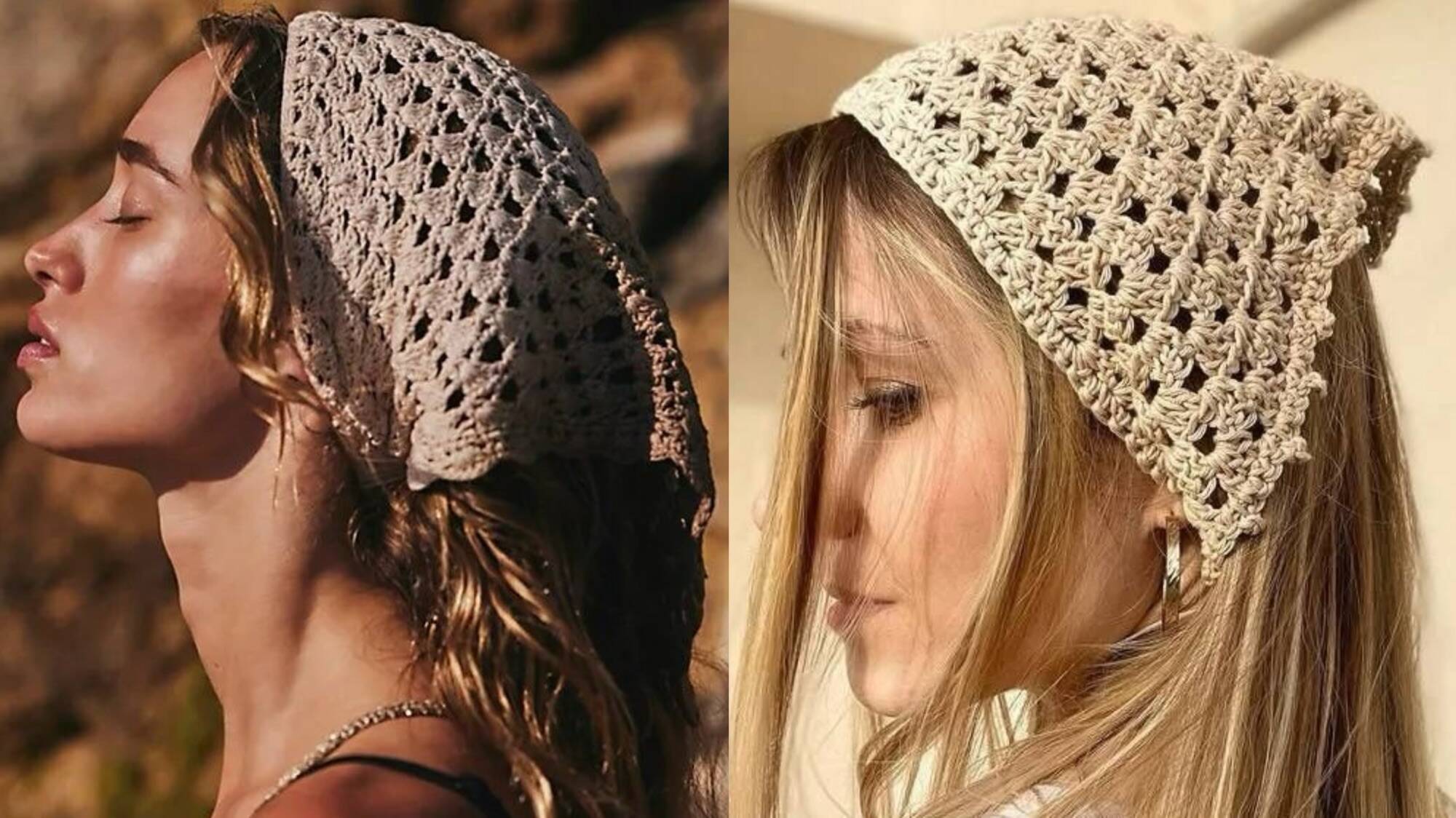 Aprenda Bandanas de Crochê Passo a Passo com Gráficos e Vídeos – Moda Verão 2025/26