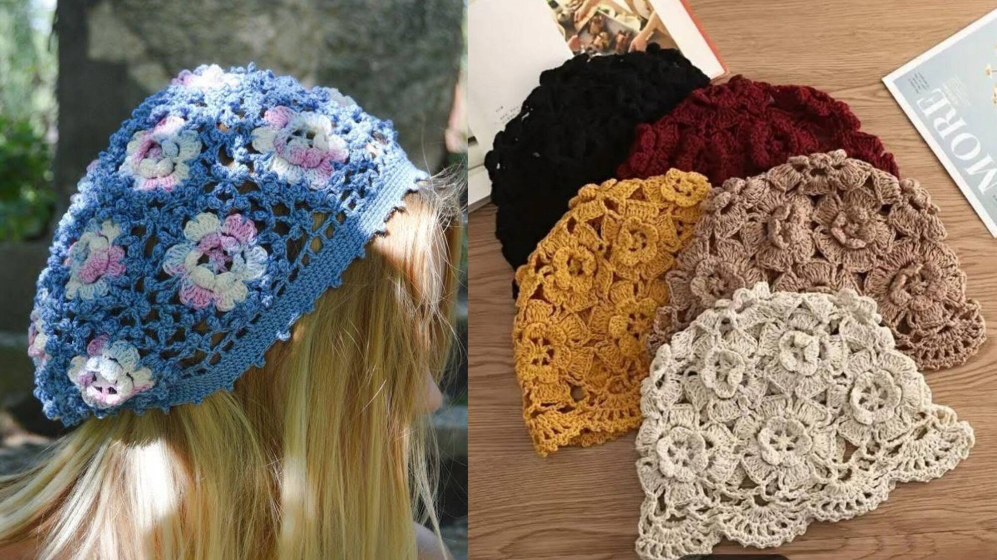 Gorro de Crochê Floral: Aprenda Como Usar e Criar o Seu!