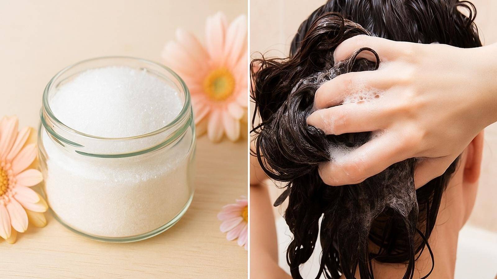 Açúcar no shampoo: a técnica simples que está conquistando os cuidados capilares