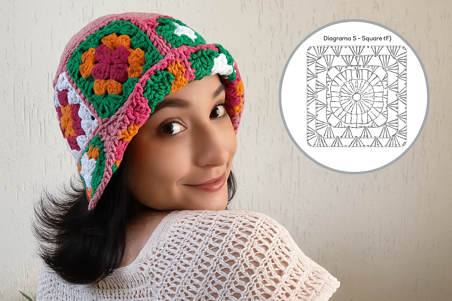 Como fazer Chapéu de Crochê para o Verão: fácil, estiloso e cheio de charme com gráfico e passo a passo