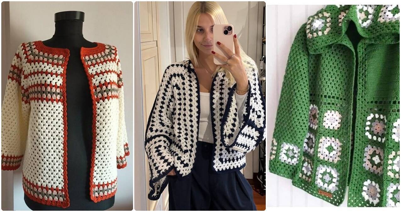 16 Casacos de Crochê com Gráficos: Modelos Elegantes e Criativos!