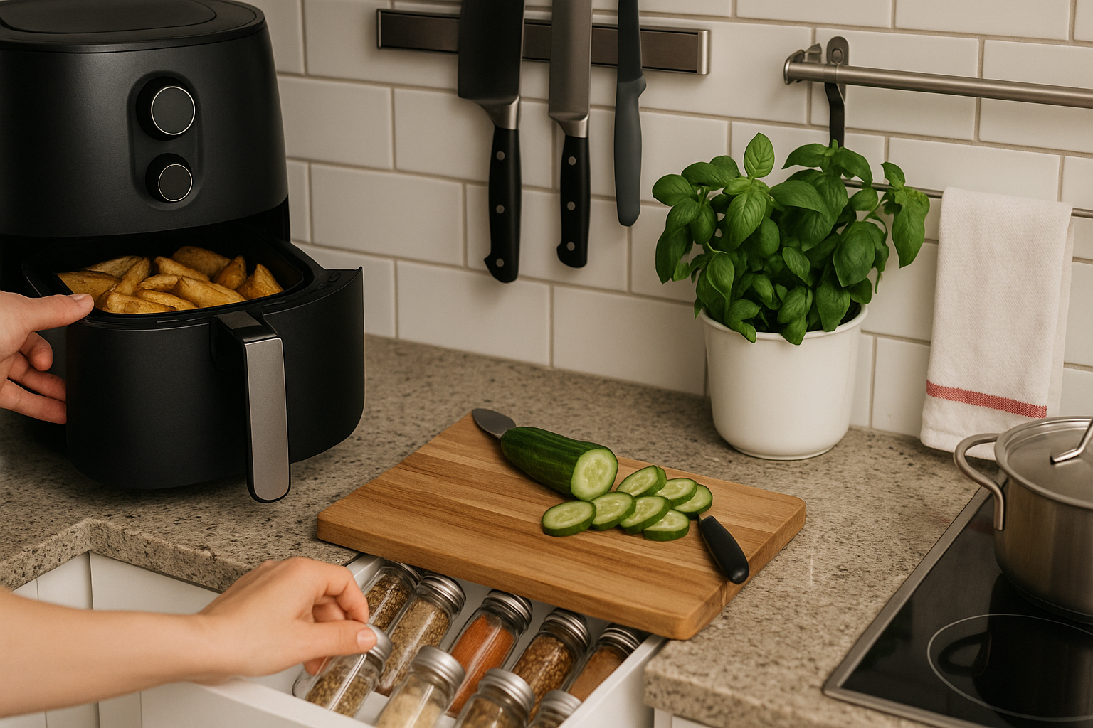 5 Soluções Práticas Que Facilitam a Vida na Cozinha e Transformam a Rotina