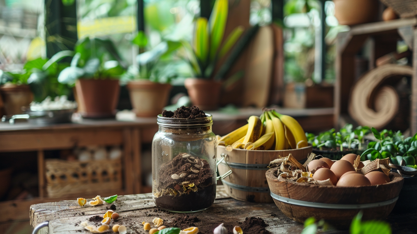 Adubo caseiro prático para deixar suas plantas mais fortes
