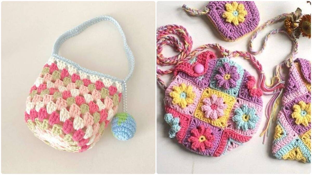19 Bolsinhas de Crochê com Gráficos: Inspire-se e Crie Modelos Únicos!