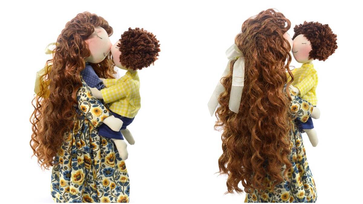 Boneca Celina e o Filho em Patchwork: Guia com Gráficos!