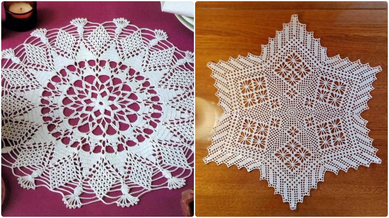 7 centros de mesa em crochê para repaginar a decoração de quem você ama