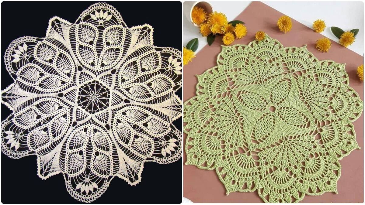 12 Centros de Mesa em Crochê com Gráficos: Beleza para Sua Decoração!