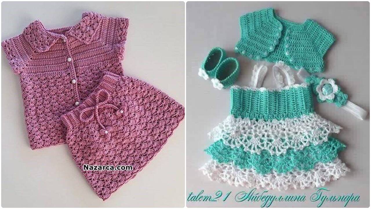 Crochê infantil: conjuntinhos cheios de conforto e fofura!