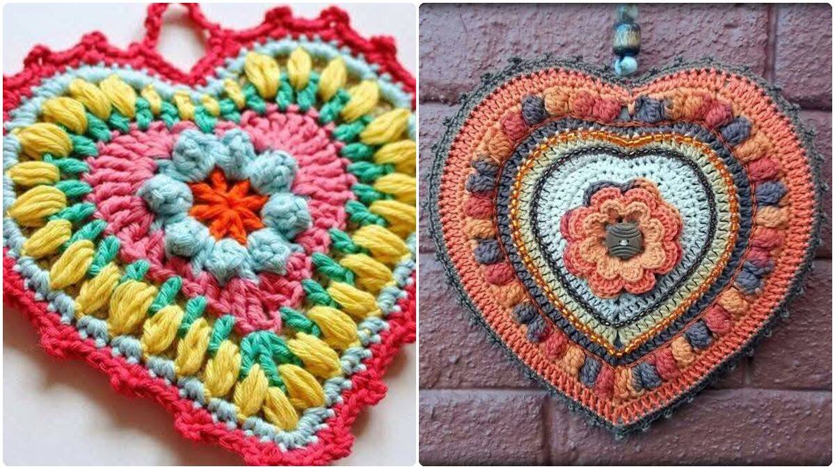 23 Corações de Crochê: Amor, Delicadeza e Significado em Cada Ponto