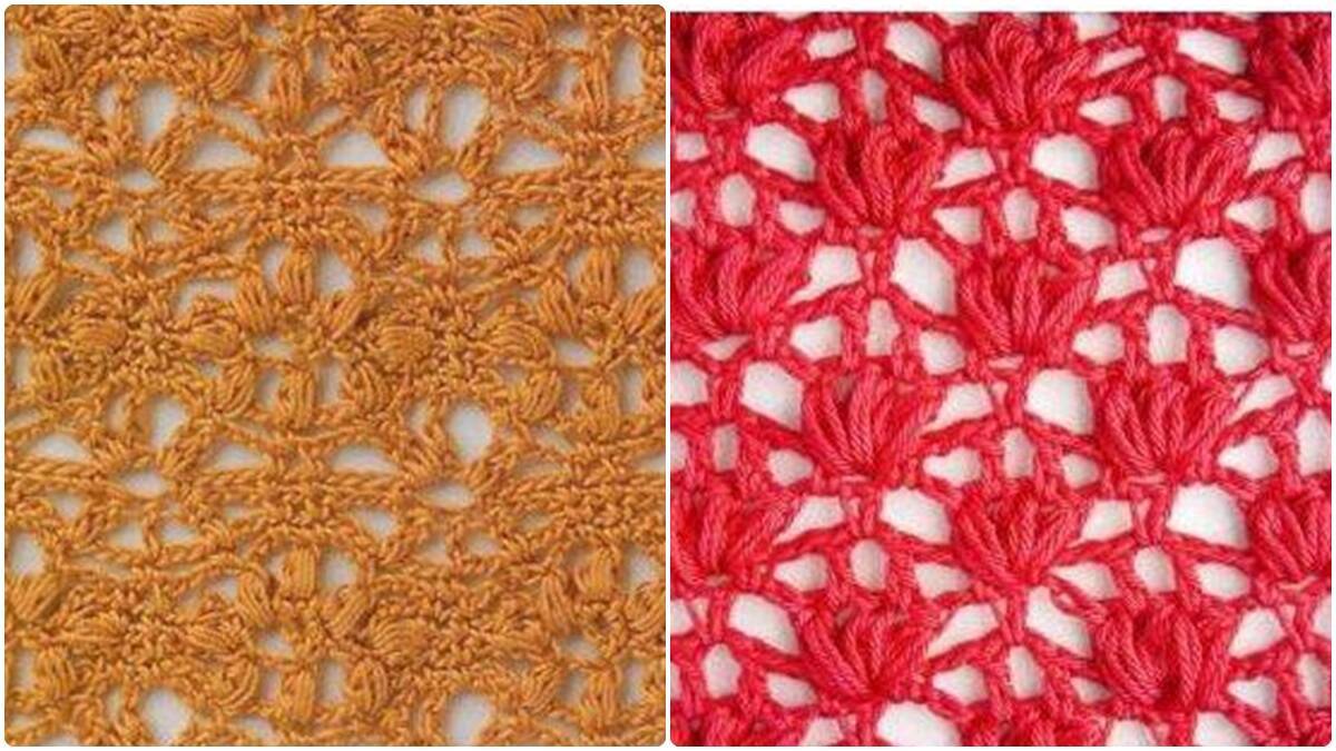 21 Gráficos e Amostras de Pontos de Crochê Criativos para Moda e Decoração