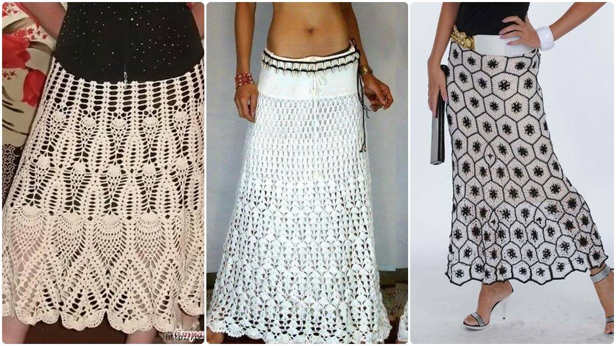 10 Saias de Crochê com Gráficos dos Pontos: Os Segredos das Peças Mais Elegantes!