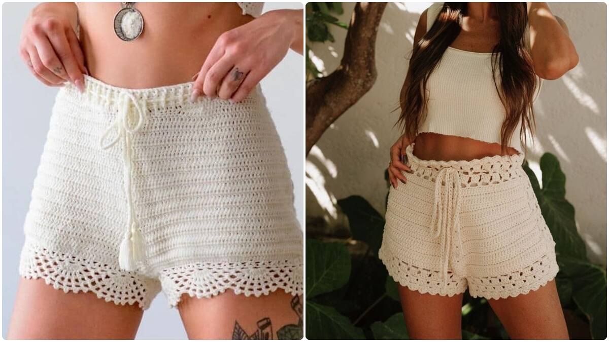 Shorts de Crochê em Alta: Aprenda a Fazer o Seu com Gráfico, Passo a Passo e Dicas de Estilo