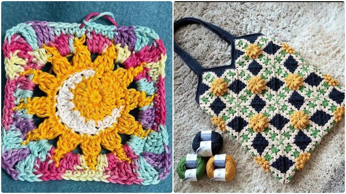 Quadradinhos da Vovó em Crochê: Como Usar no Vestuário Atual com Estilo!