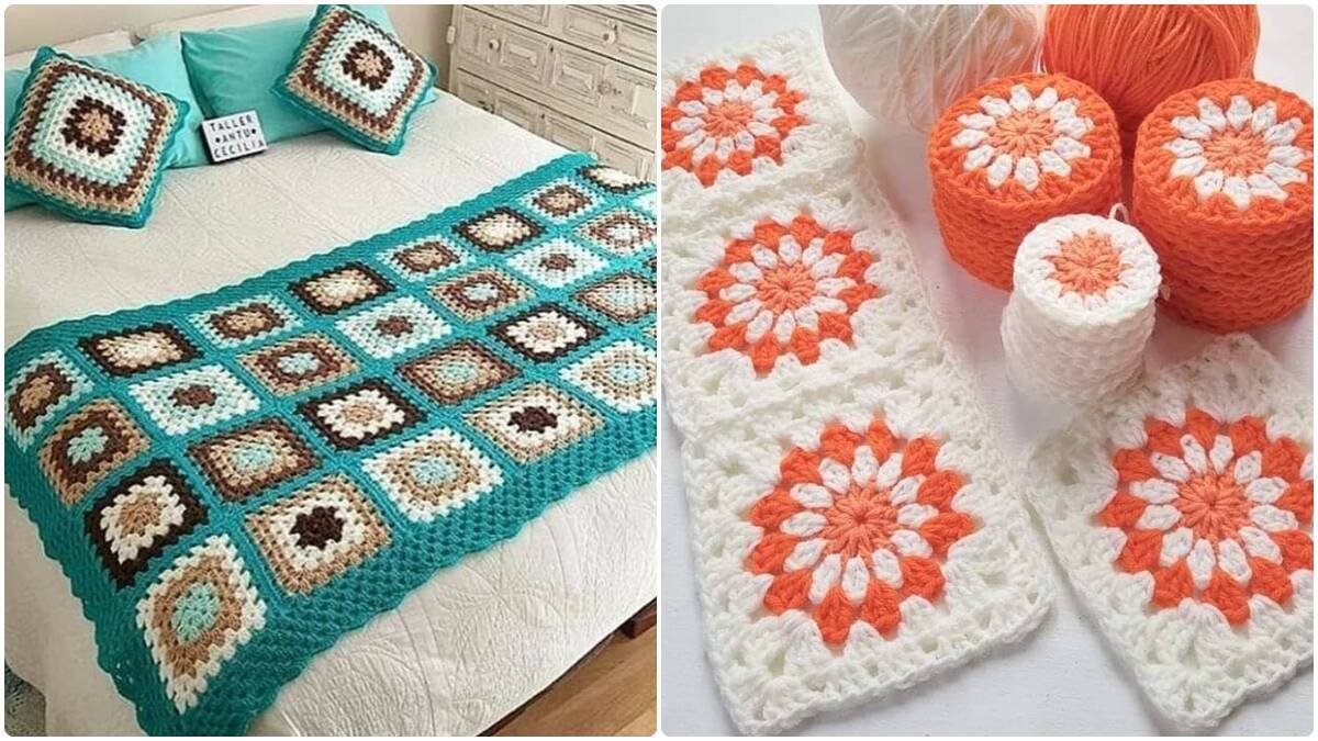 18 Squares de Crochê com Gráficos: Crie Peças Lindíssimas e Cheias de Personalidade!