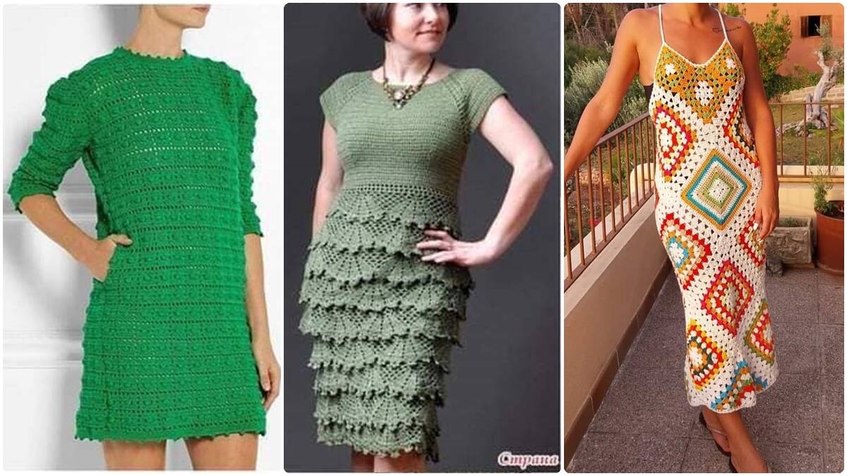 10 Vestidos de Crochê com Gráficos: Charme e Elegância que Transformarão o Seu Estilo!