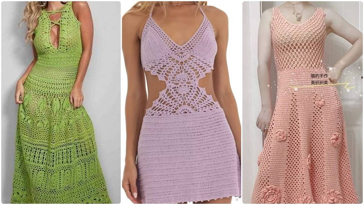 Vestidos de Crochê Atemporais: Veja Gráficos e Crie Peças Únicas!