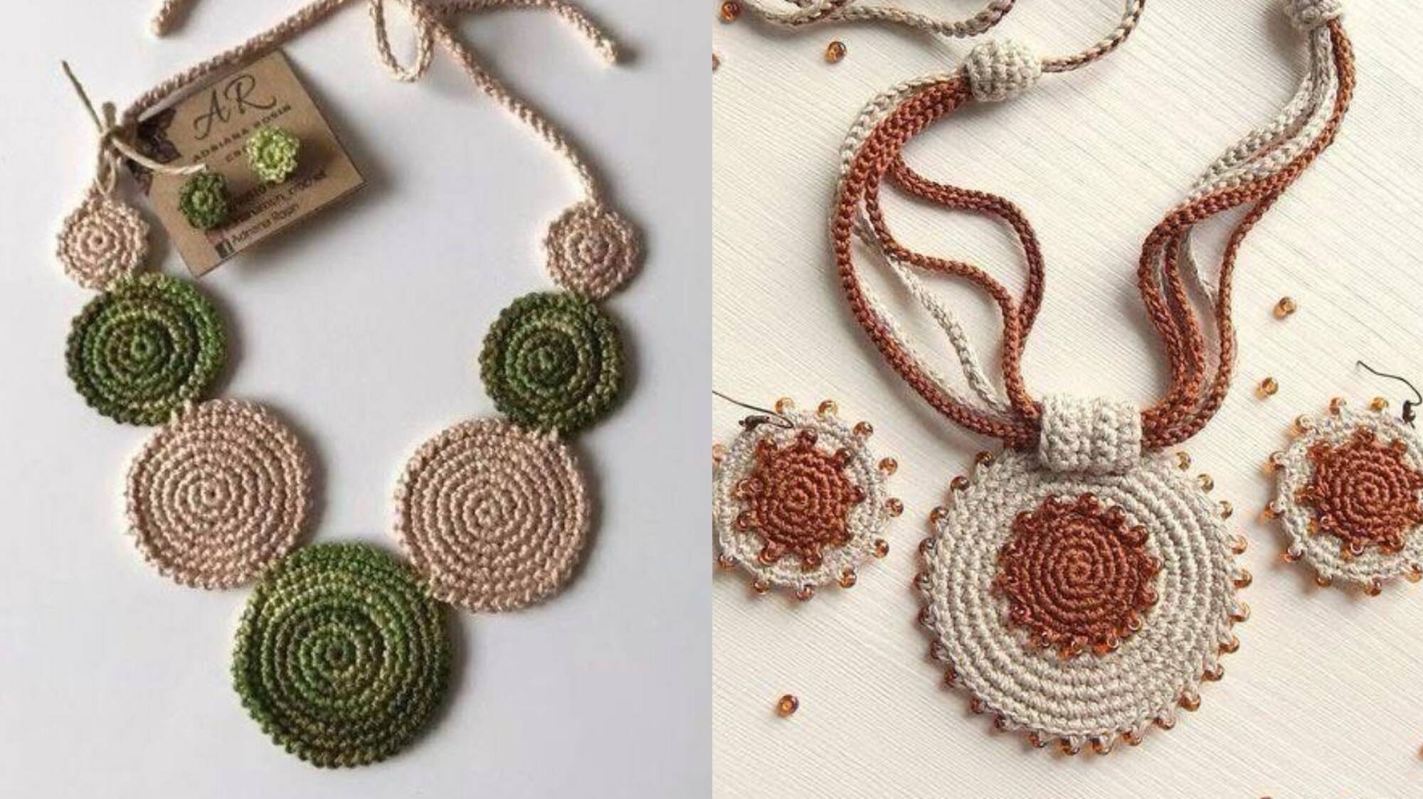 Brincos e Colares de Crochê: Acessórios Modernos com Estilo + Vídeo Tutorial