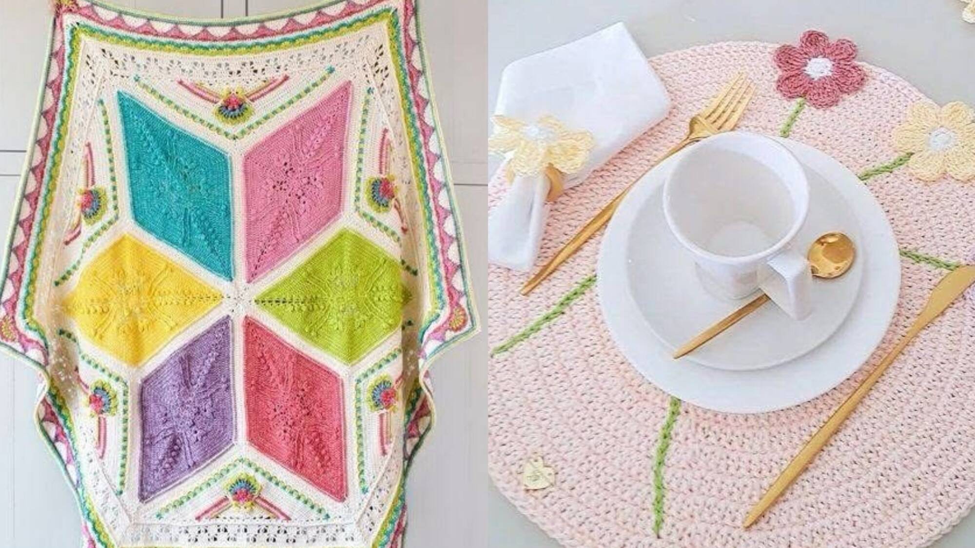 Crochê para Casa: 30+ Ideias e Gráficos para Transformar Seu Lar