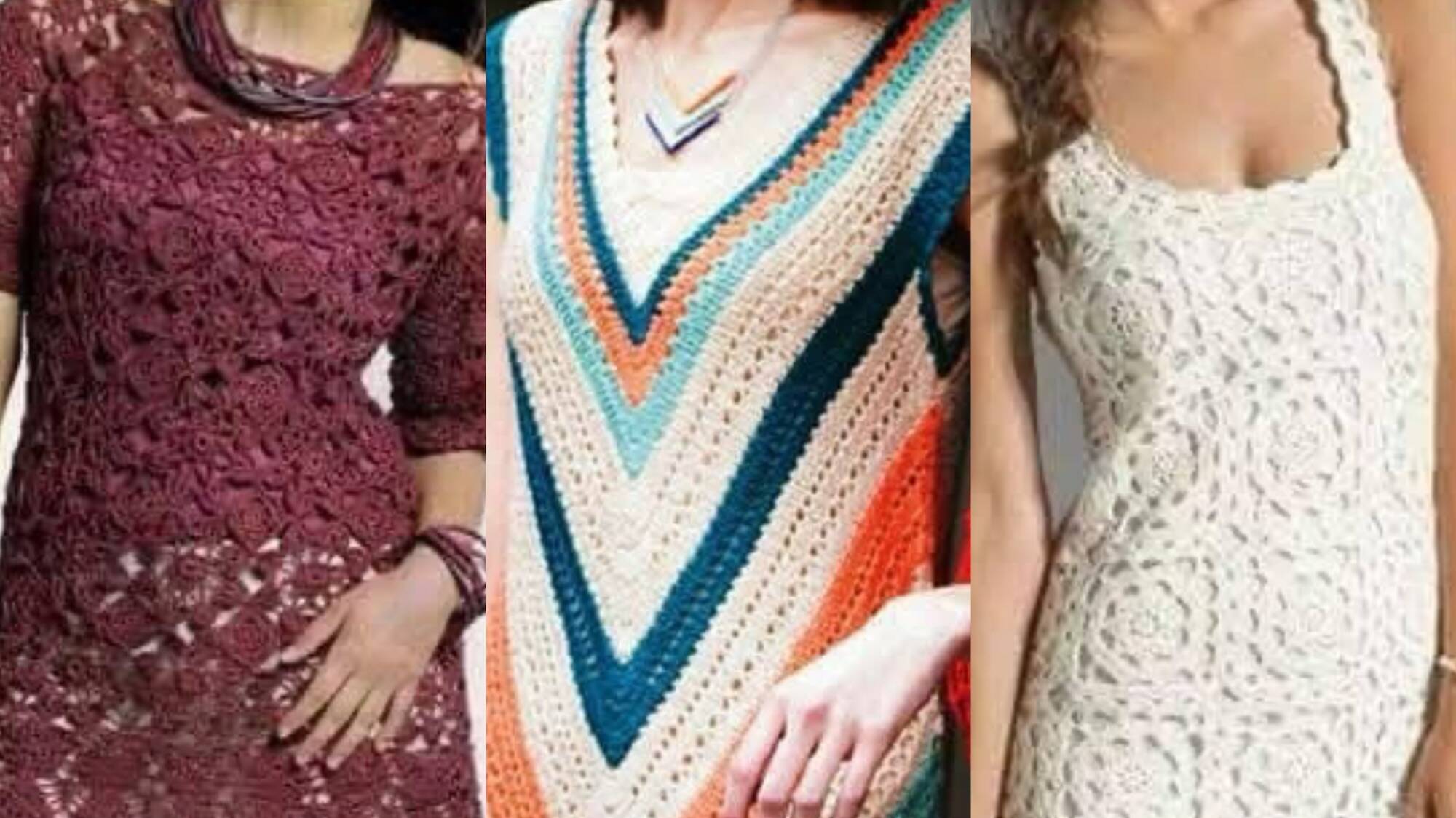 12 Vestidos de Crochê: Receita, Gráficos e Inspiração para Transformar Seu Estilo