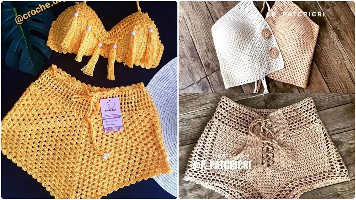 Crochê Verão 2025/26: Shorts e Blusinhas Cheios de Estilo e Charme!