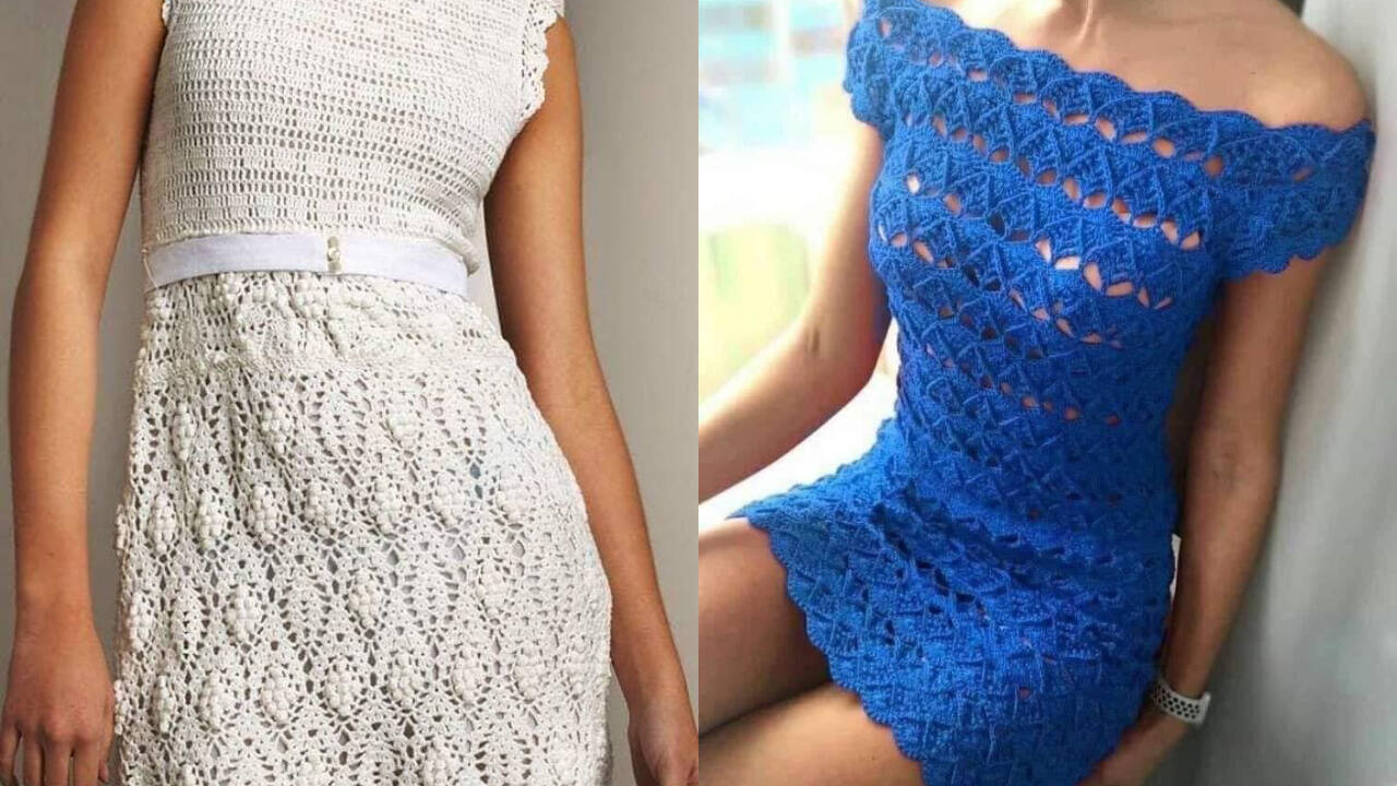 Vestidos de crochê modernos para looks sofisticados!