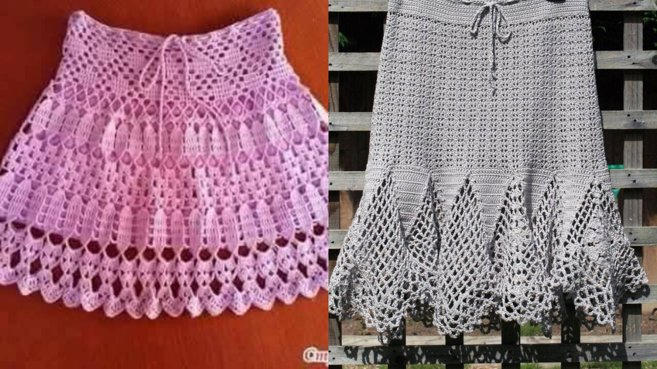 Saias de crochê artesanais que encantam com estilo!