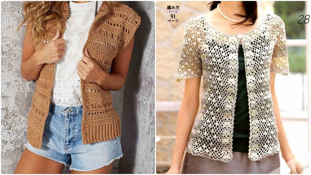 Crie coletes de crochê versáteis para looks casuais e charmosos!