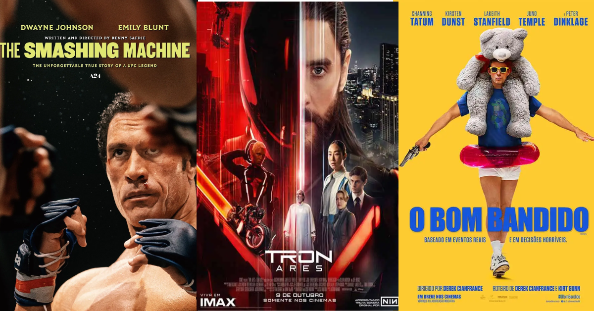Os filmes mais aguardados que serão lançados em outubro de 2025 nos cinemas