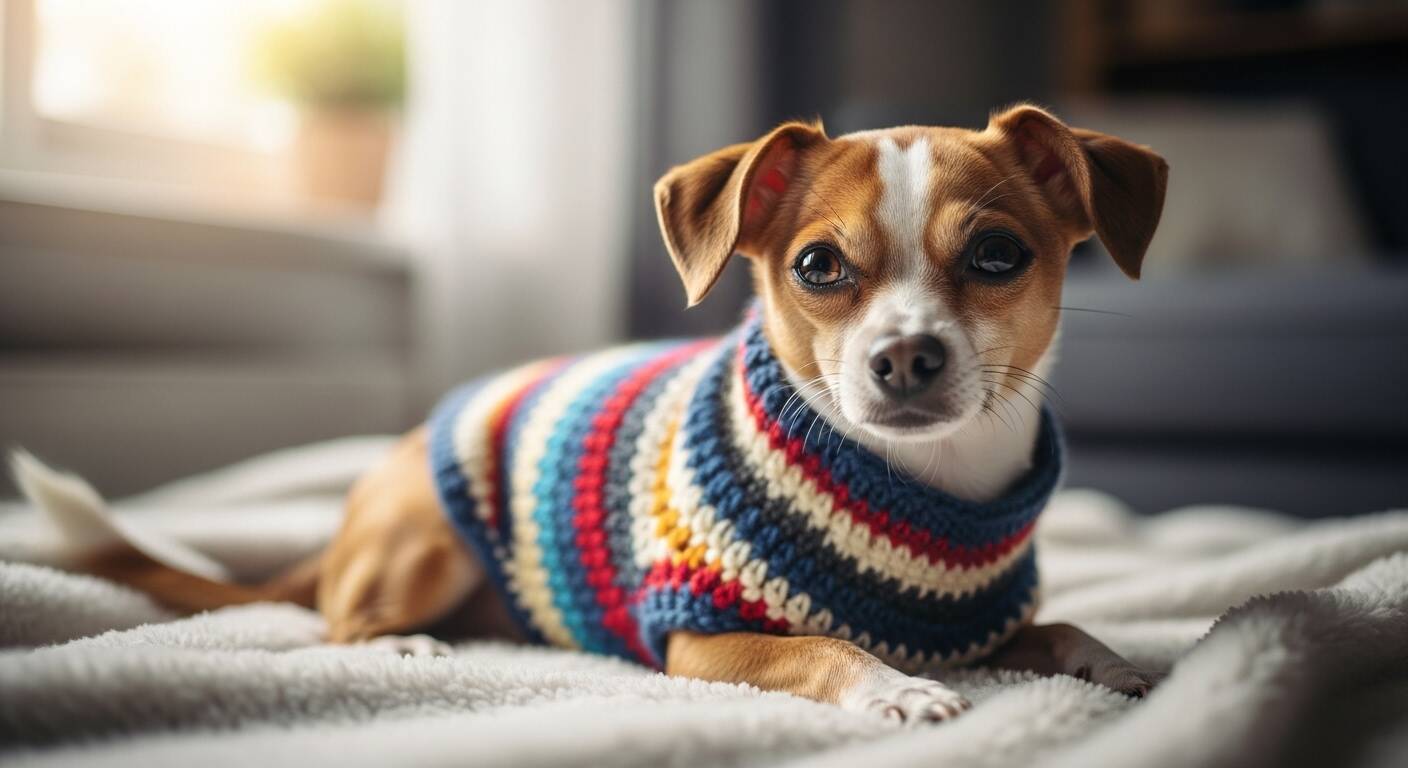 Crochê pet: descubra roupinhas aconchegantes e fofas para cães pequenos