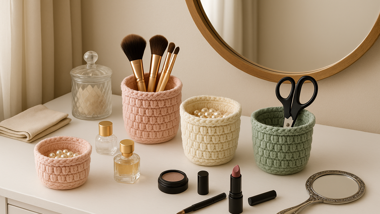 12 Cachepôs de crochê para aprender e transformar sua decoração