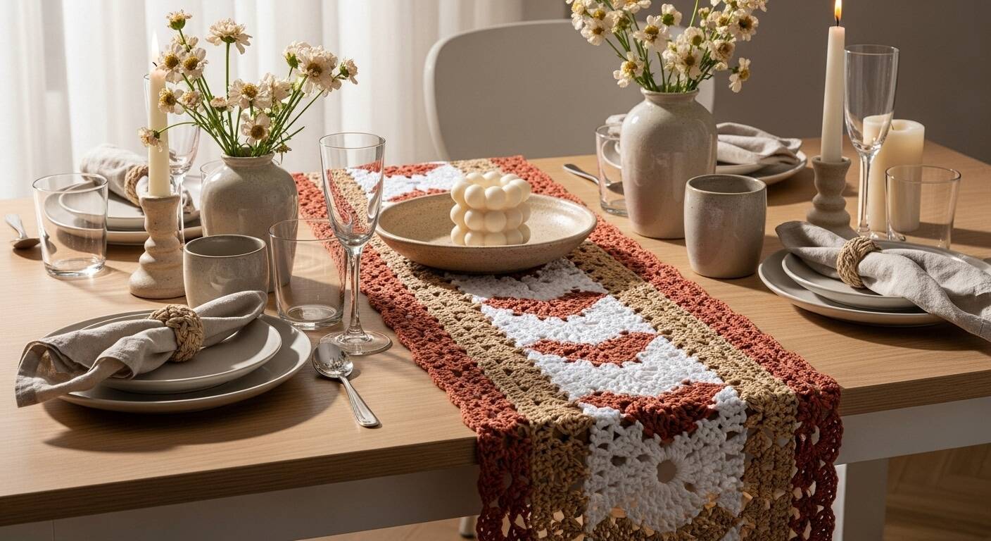 Tradição e oportunidade com caminhos de mesa em crochê para decorar e vender!