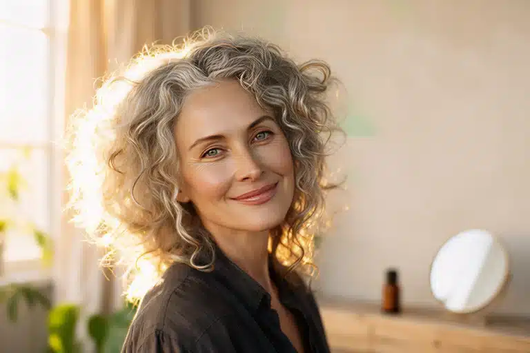 Como redescobrir a beleza dos cabelos cacheados na menopausa e se apaixonar pelos seus fios de novo