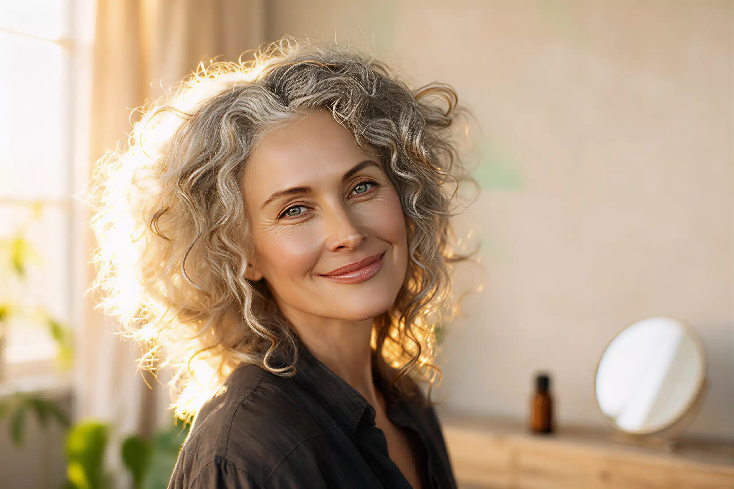 Como redescobrir a beleza dos cabelos cacheados na menopausa e se apaixonar pelos seus fios de novo