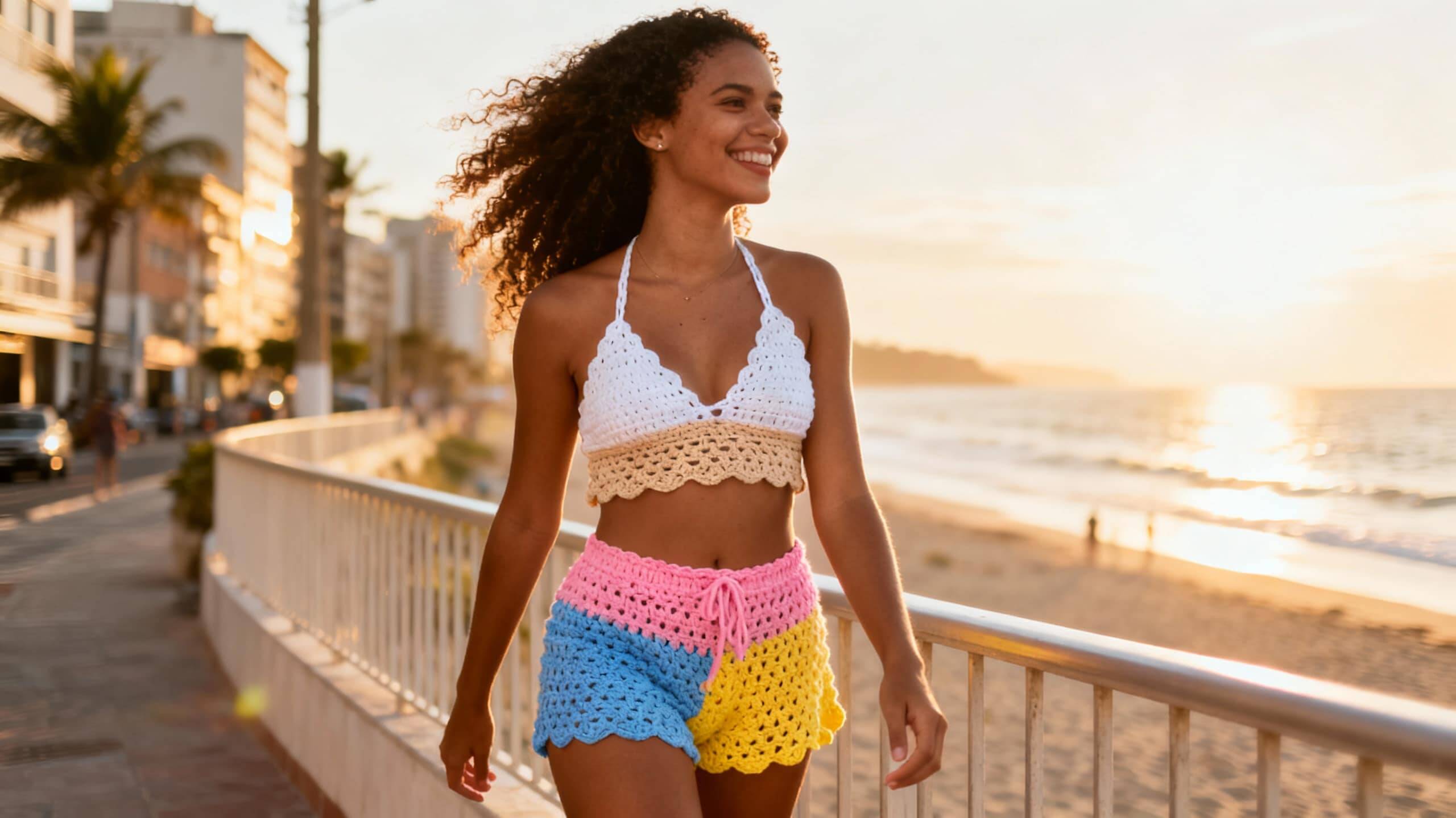 Veja 25 lindos shorts de crochê para o verão com vídeo aula completa!