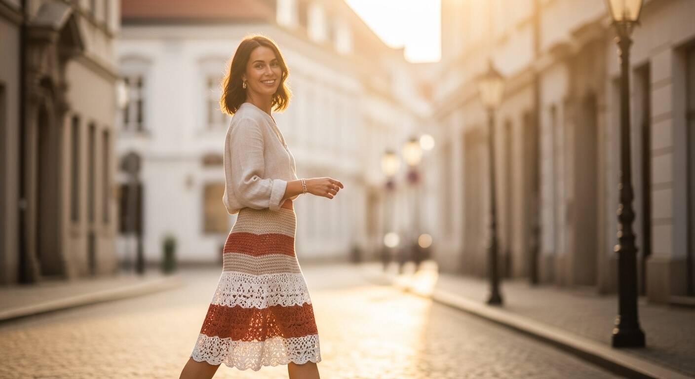 Una estilo e versatilidade com essas saias de crochê lindíssimas!