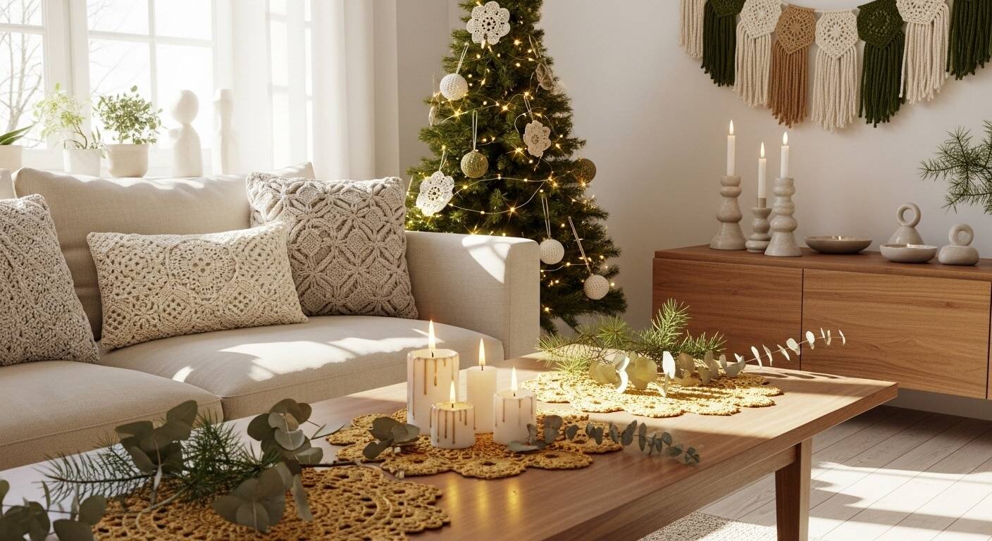 5 Ideias de Natal com Crochê que Parecem de Loja de Luxo (Mas São Feitas à Mão!)