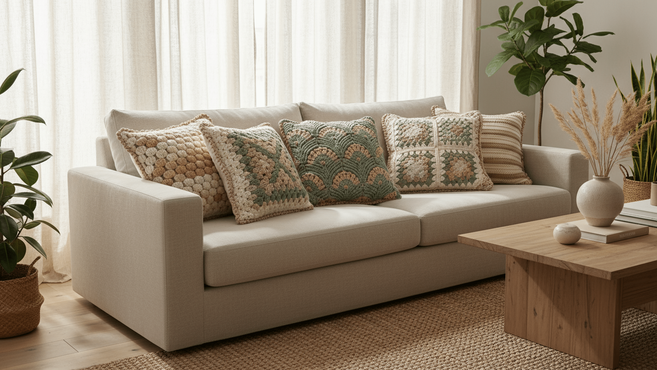 Estas almofadas de crochê vão transformar a sua decoração com conforto e muito estilo!