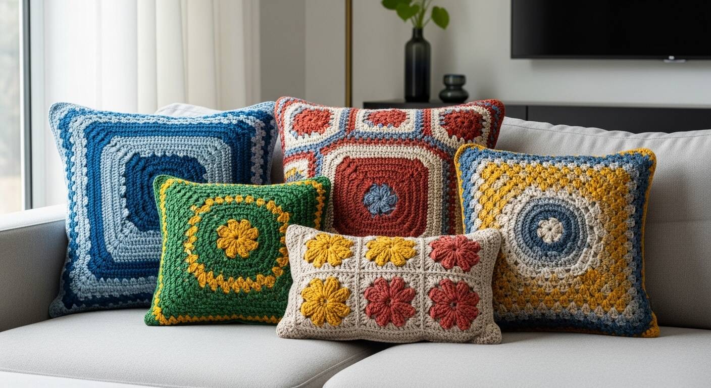 Almofadas Artesanais de Crochê: inspire-se e transforme sua decoração