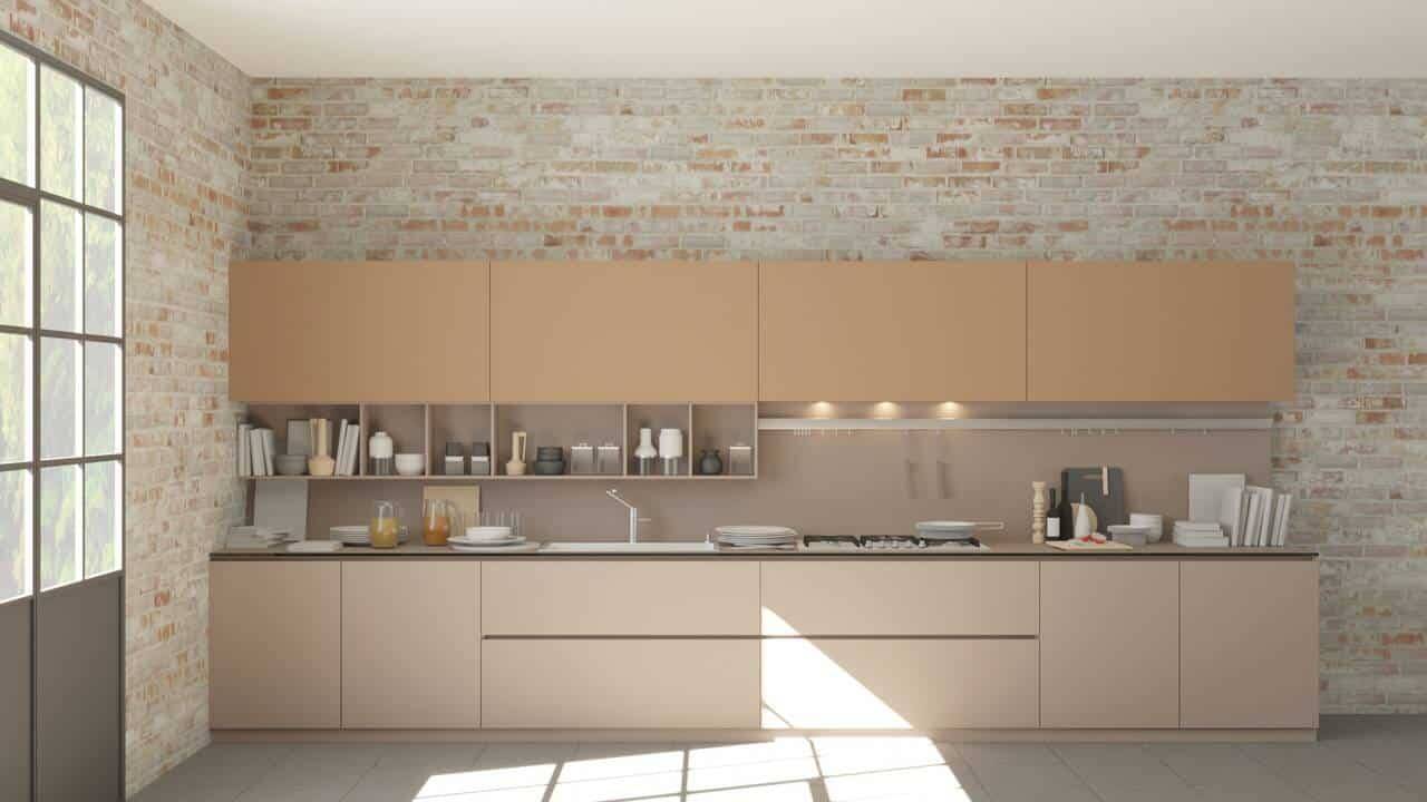 Adeus branco ou cinzento: 2025 tem a cor para aumentar o tamanho da cozinha sem obra