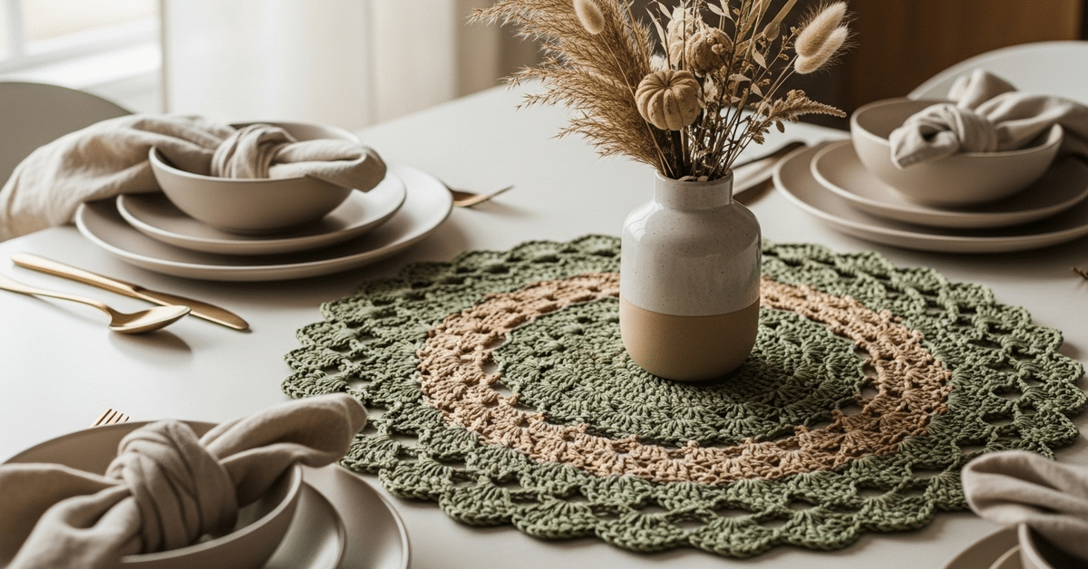 Estes centros de mesa em crochê lindos decoram qualquer ambiente com elegância!